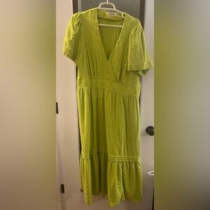 Eve Double Cloth Midi Dress Size 16-18R $60
